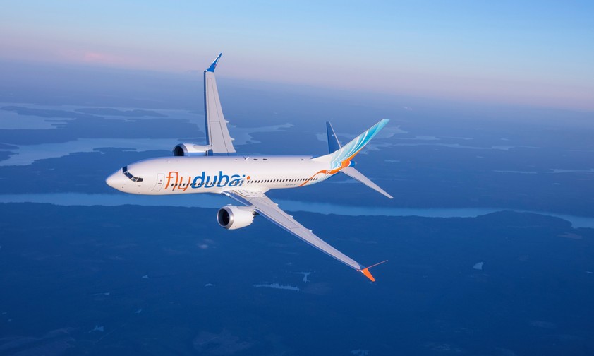 Eine Boeing 737 Max von Flydubai: Airlines müssen vorher Listen nach Israel schicken.