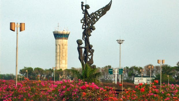 <strong>8th place.</strong> Indonesia: 19'734 take-offs per week. You can see ATC tower of the Soekarno-Hatta International Airport in Jakarta.
