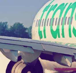 Jet von Transavia: Ein besonderes Problem sorgte für die Landung einer Maschine in Faro.
