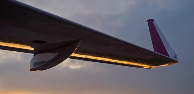 Flügelspitze eines Airbus A320: In Mexiko beliebt.