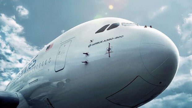 Brandneu aus dem Airbus-Werk: Der erste A380 von Malaysia Airlines.