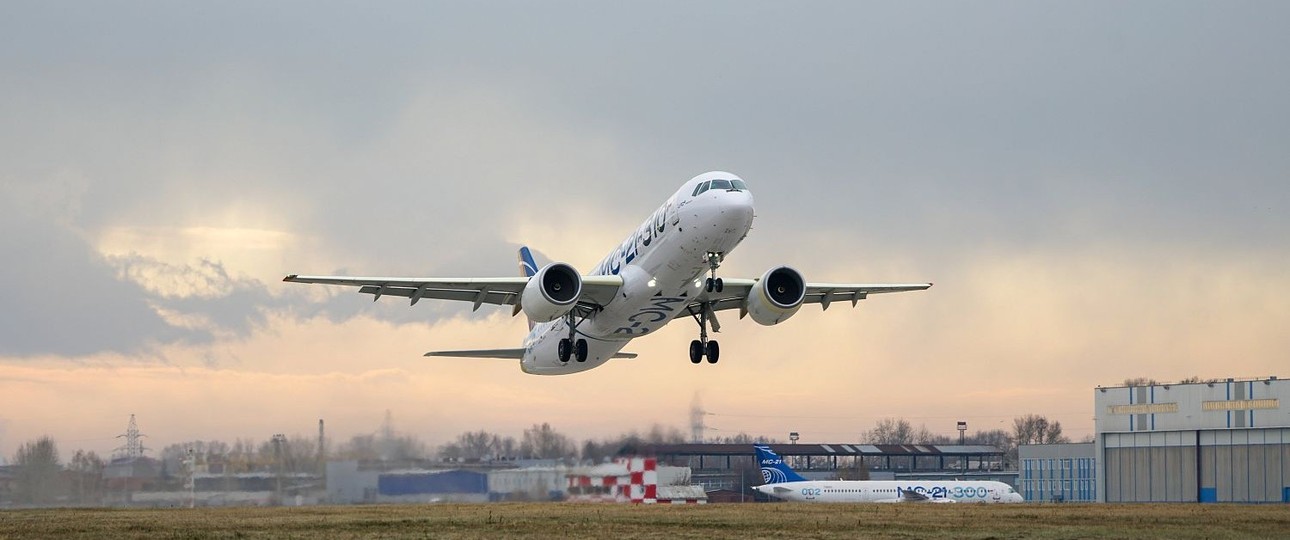 Zweiter Prototyp der Yakovlev MS 21-310:  Russland will neue Gebühr zur Finanzierung.