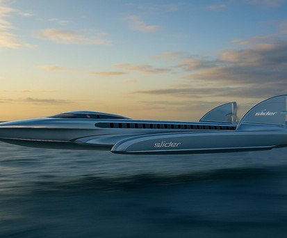 German Slider: So könnte eine 90m Version für 600 Passagiere oder 300 Tonnen Fracht aussehen.