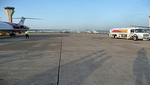 Flughafen von Abuja: Modern, aber gefährdet.
