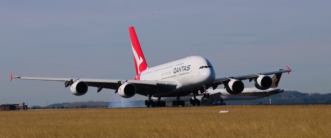 Airbus A380 von Qantas: Der neueste Wieder-Flottenzugang machte Probleme.