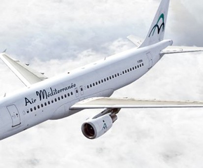 Mschine von Air Méditerranée: Turbulente Zeiten.