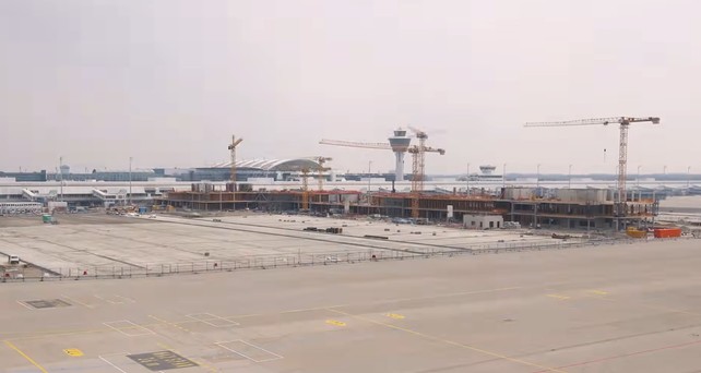 Der Flughafen München steht kurz vor der Eröffnung von Pier 1: Ein Video zeigt den gesamten Bauverlauf. 