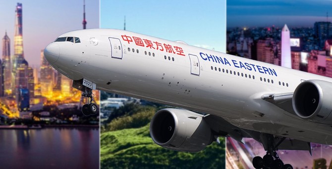 china eastern boeing 777 laengster direktflug