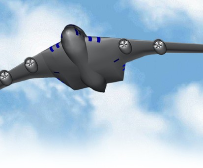 Visualisierung eines Blended-Wing-Body-Fliegers des Tsagi: Ist das die Langstreckenzukunft?