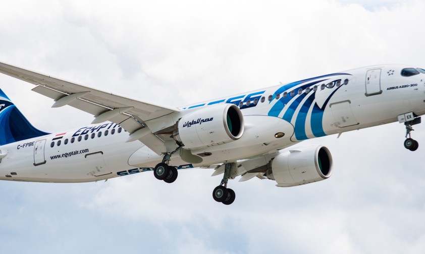 Erster Airbus A220 von Egypt Air bei der Auslieferung 2019: Nun wieder aussortiert.