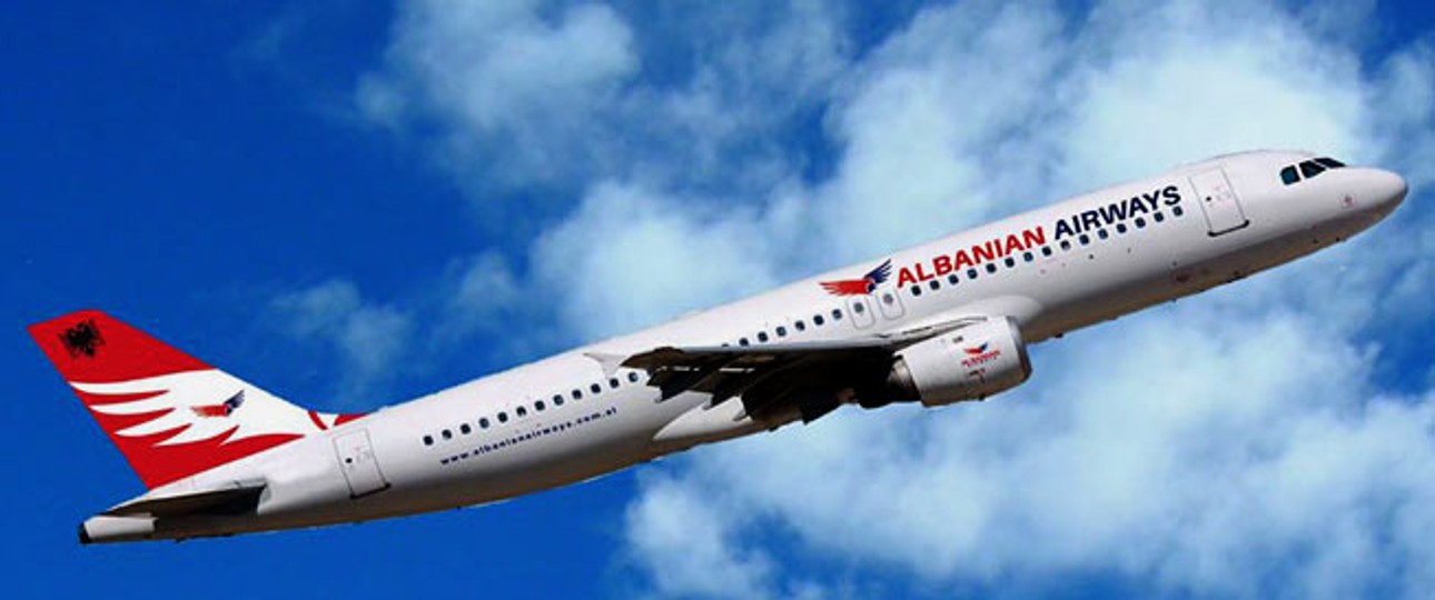 Airbus A320 in den Farben von Albanian Airways: Bald soll es losgehen – etwa nach Kuwait und Zürich.