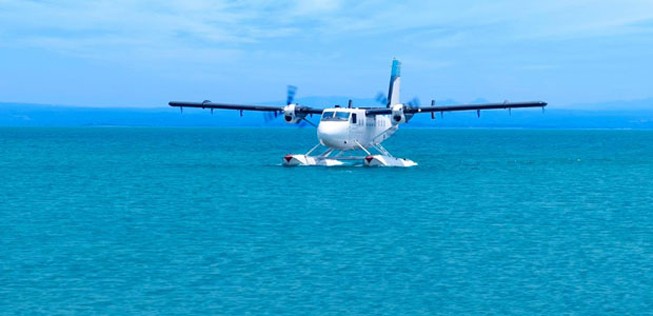Twin Otter der ehemaligen European Costal Airlines: Zwei Flugzeuge dieses Typs werden für Isla Air Express im Einsatz sein.