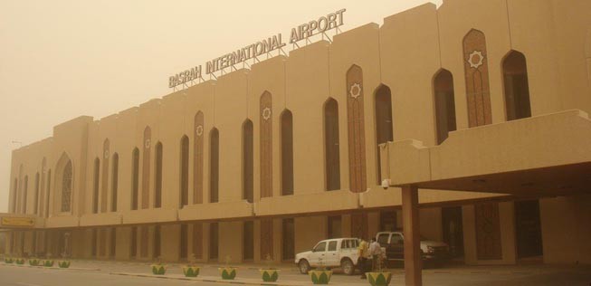 Flughafen Basra im Irak (2011).