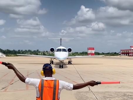 Vorfeld des Ebonyi State International Airport: Der Flughafen ist erst seit 2025 am Netz.