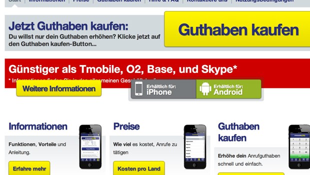 ..die den etablierten Mobilfunkbetreibern Konkurrenz macht. Mit der App kann man Roaminggebühren sparen.