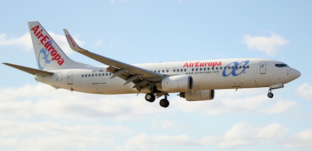 Boeing 737 von Air Europa: Laut Airline war kein Gas an Bord.