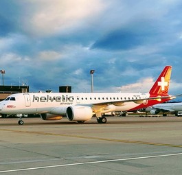 Geschafft: Nach etwas mehr als neun Stunden kam die Embraer E190-E2 in Zürich an.