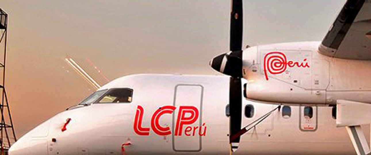 Dash 8 von LC Peru: Flüge in dei Provinzen.