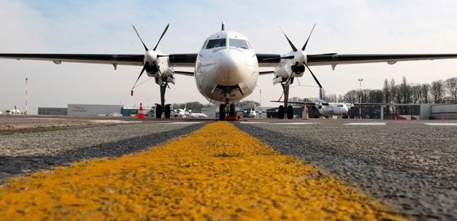Fokker 50 von VLM Airlines: Bald in Friedrichshafen zu sehen.