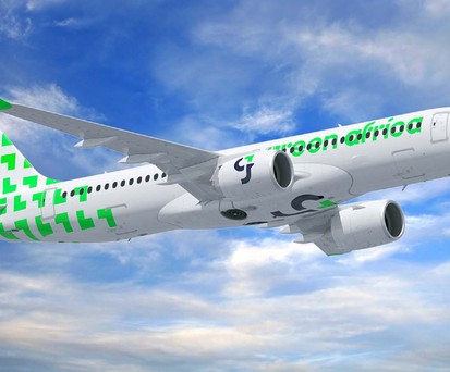 Airbus A220 in den Farben von Green Africa: Zuerst Inlandsziele.