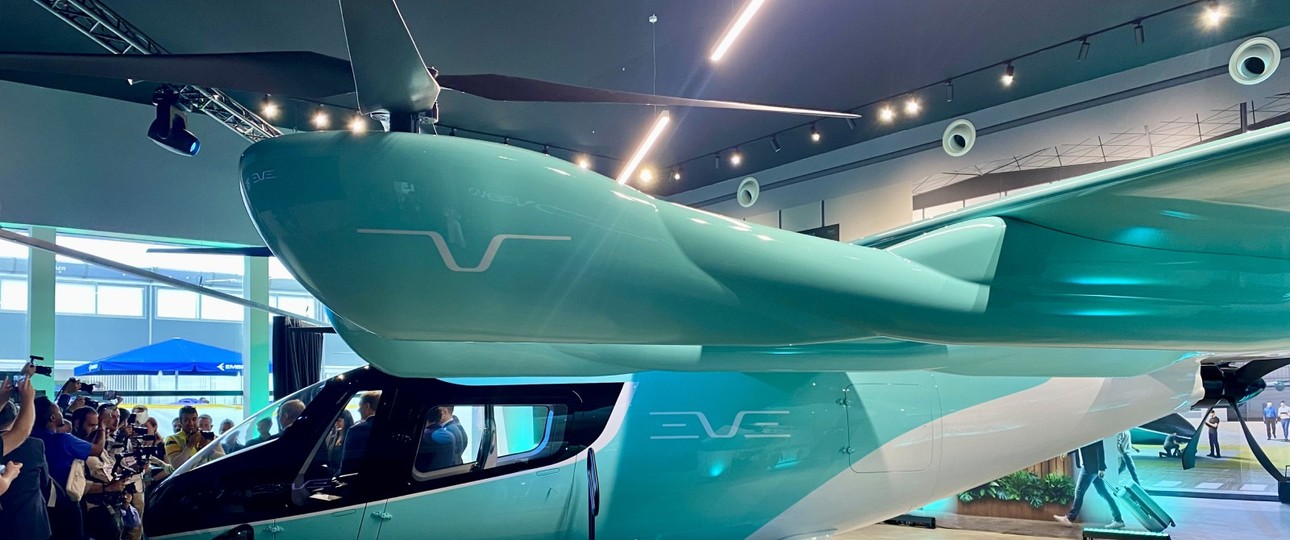 So soll Eve's Flugtaxi aussehen: 