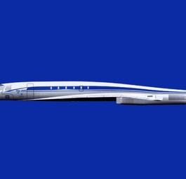 Draft of the Tu-444 (archive): Tupolev puts focus on supersonic business travel once again.