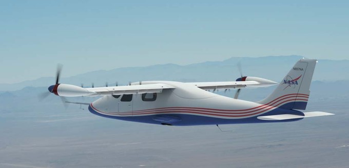 Das Flugzeug basiert auf der Tecnam P2006T, die zwei Kolbenmotoren besitzt.