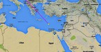 Flightradar24-Anzeige: Das Flugzeug verschwand vom Radar.