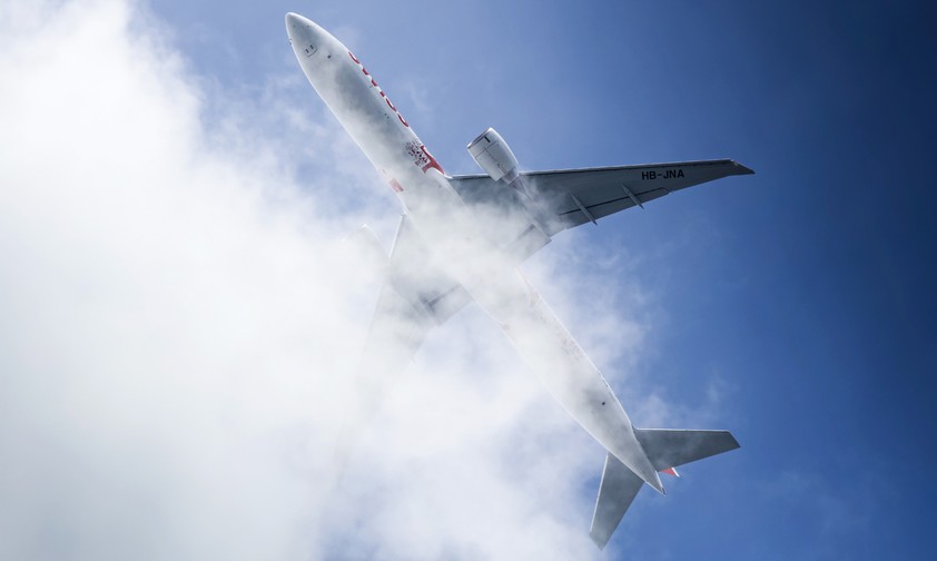 Flugzeug von Swiss: Die Schweizer legen deutlich zu.