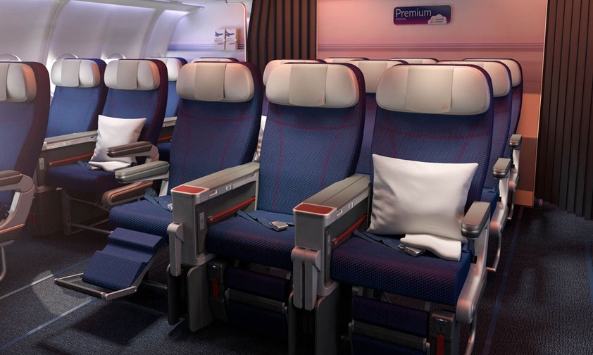 Visualisierung der Premium-Economy-Sitze im A330 von Brussels Airlines: So sollen sie aussehen.