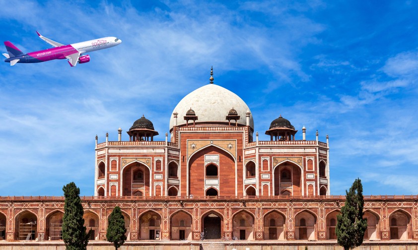 Airbus A321 XLR von Wizz Air über Delhi: Könnte so aussehen.