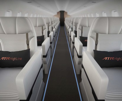 ATR wird dank neuem Interieur zum Luxusflieger