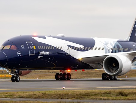 Lufthansa Boeing 787-9 100 Jahre Sonderlackierung