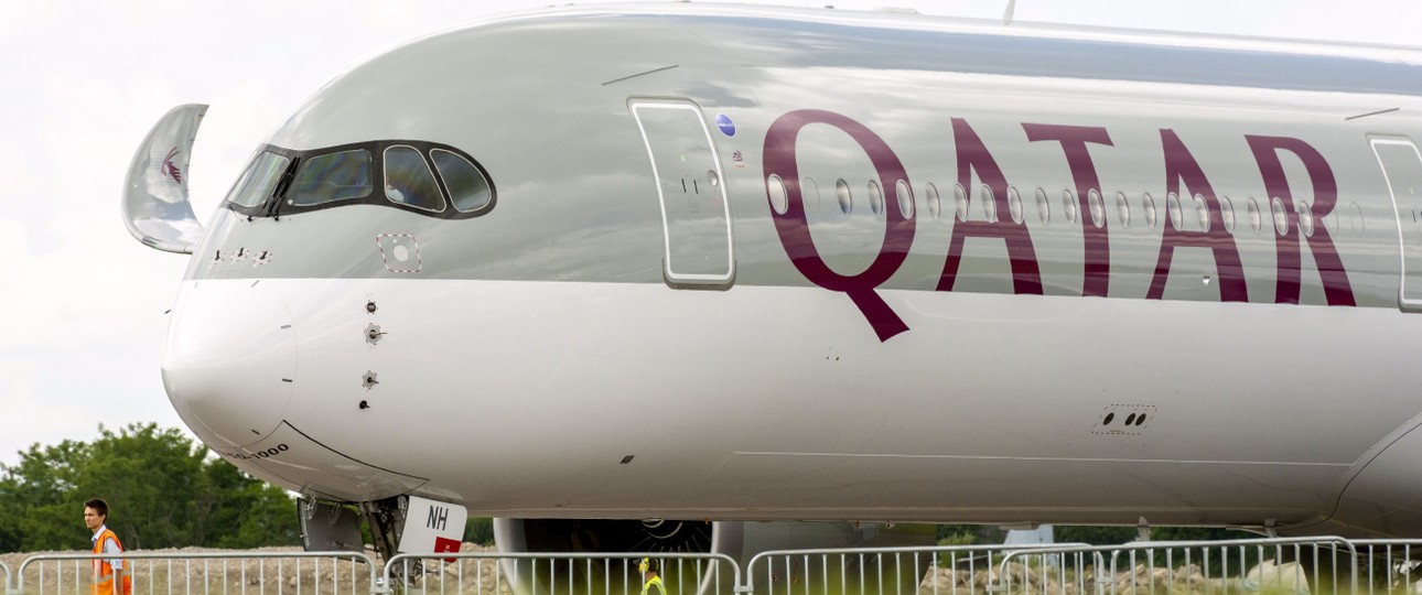 Airbus A350-1000 von Qatar Airways: 23 fehlen noch.