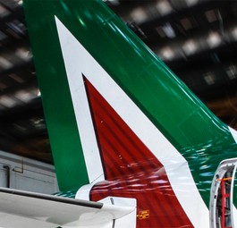 Alitalia verschwand für 6 Stunden und 57 Minuten