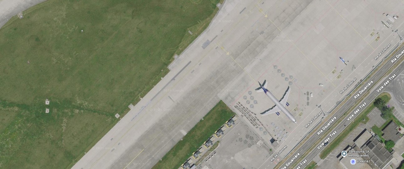 Flughafen Genf: Der Airbus A321 von Aeroflot steht seit viereinhalb Jahren am Airport.