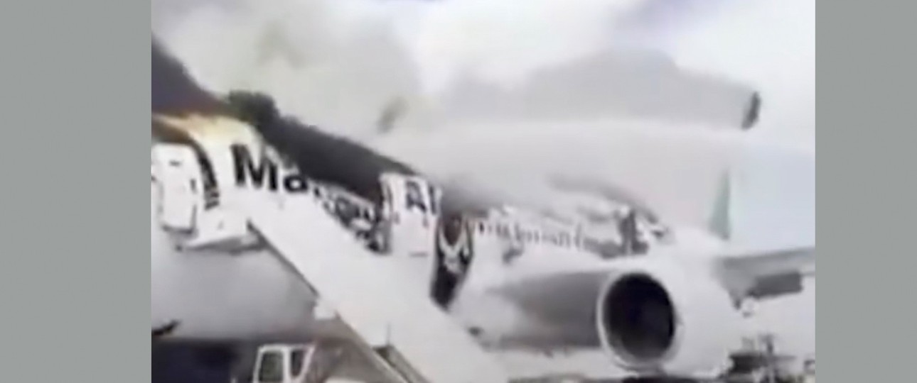 Zerstörter Flieger von Mahan Air: Insgesamt wurden im Krieg gemäß der Regierung in Teheran 100 zivile Flugzeuge getroffen.