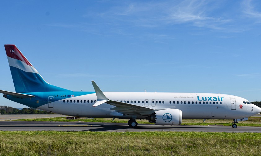 Die zweite Boeing 737 Max 8 von Luxair.