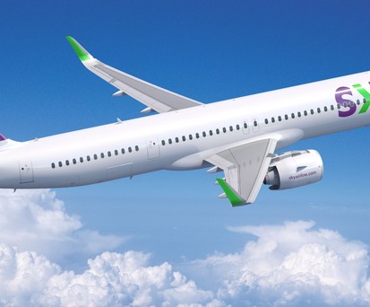 Airbus A321 XLR von Sky Airline: So soll er aussehen.
