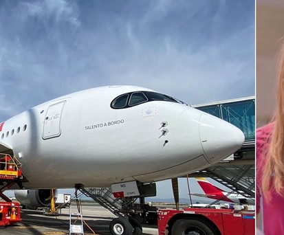 Airbus A350, Siegestor-Schützin Olga Carmona: Zurück nach Madrid.