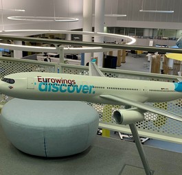 Blick in die Firmenzentrale: Bei Eurowings Discover ist vieles anders.