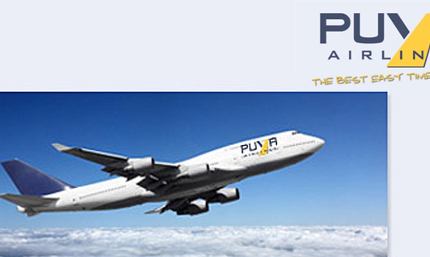 So stellt sich Puya Airlines vor: Kaum Informationen.