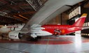 Iberia Weltmeisterschaft-Lackierung: Die Airline schickte den Airbus A330 nach Argentinien. 