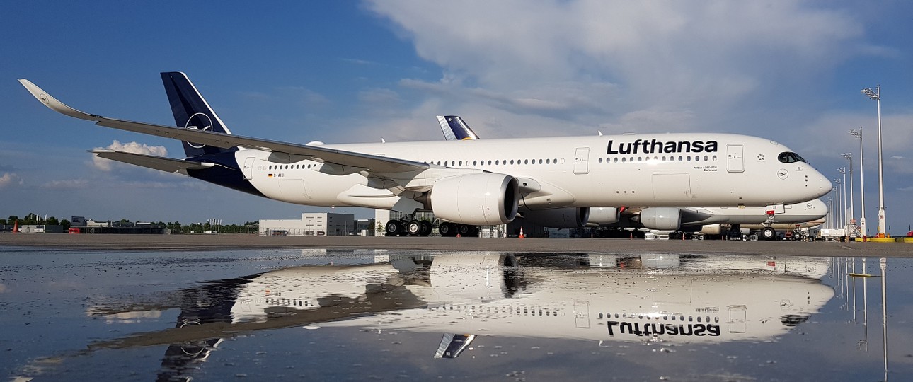 Langstreckenjet von Lufthansa: Blick nach Japan und China.