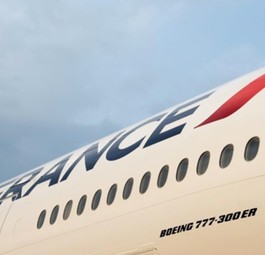 B777 von Air France: Hatte Probleme bei der Landung
