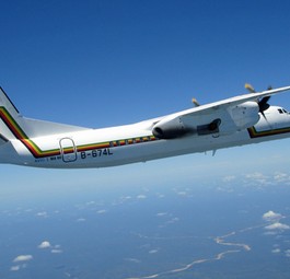 Eine MA60 von Xian (hier von Air Zimbabwe): Starthilfe für Air Burundi.