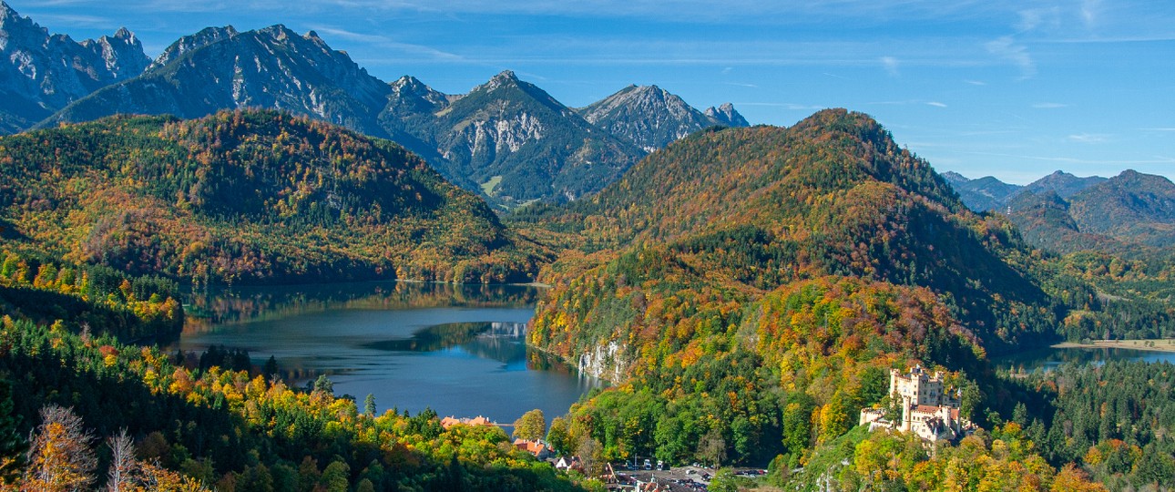 Alpsees mit Schloss Hohenschwangau