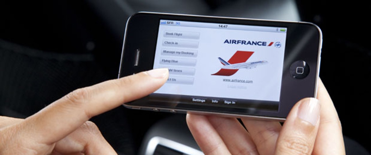 Meilenprogramm: Mitglieder von «Flying Blue» dürfen künftig den Service an Bord bewerten.