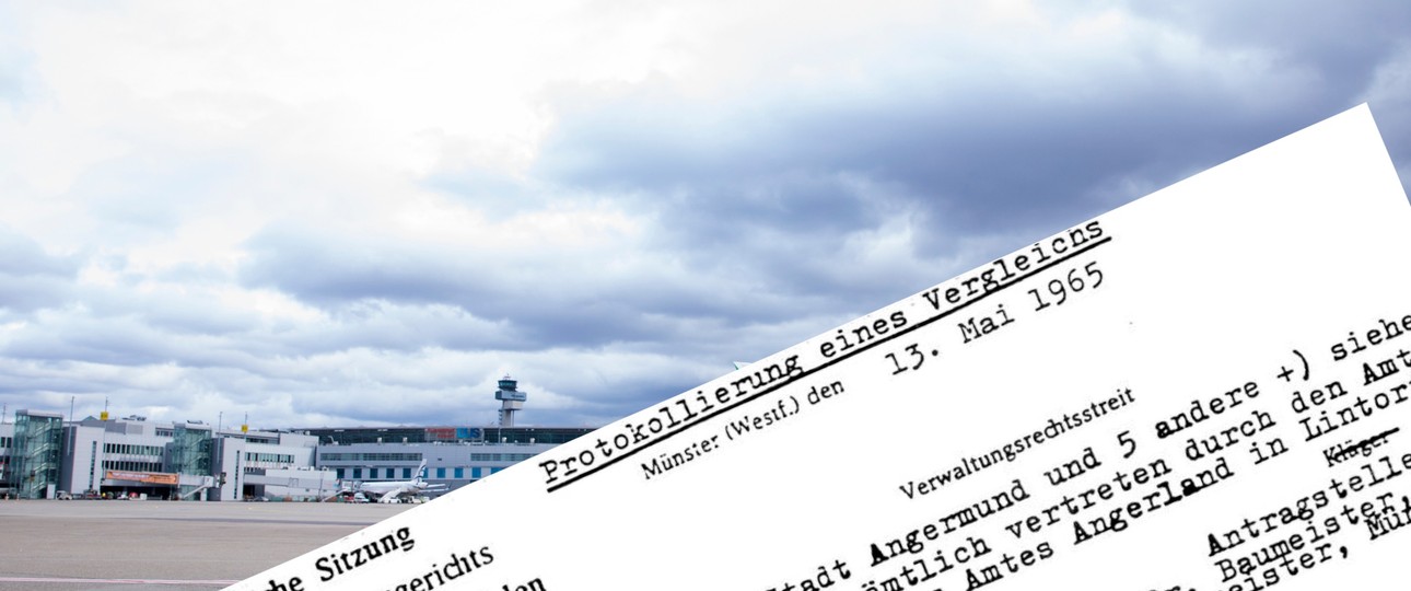 Flughafen Düsseldorf, Gerichtsurteil: Altes Urteil, aber immer noch aktuell.