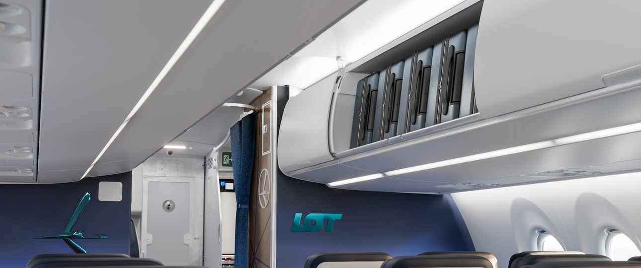 Airbus A220 von Lot: So soll er von innen aussehen.